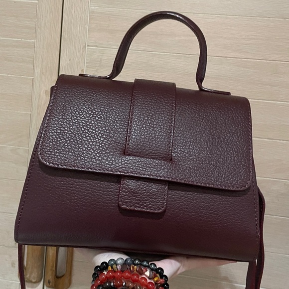 Vera Pelle Handbags - Vera Pelle Plum Crossbody bag